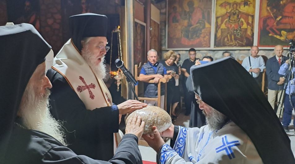 Ο Μητροπολίτης Κηφισίας στην Ιερά Μονή Ταξιάρχου Μιχαήλ Πολυδενδρίου Αττικής