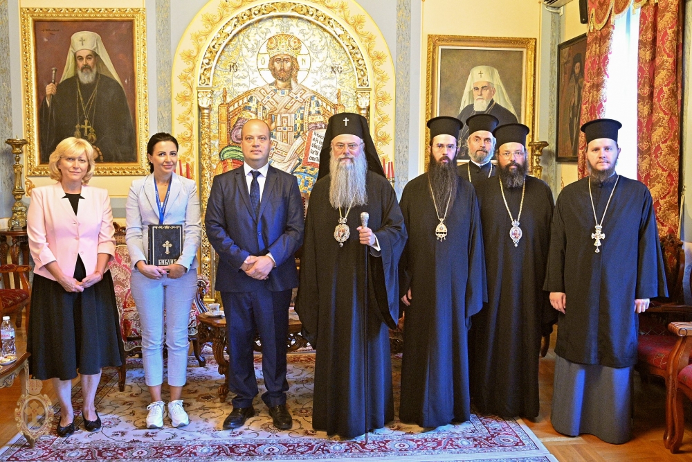 Пловдивският митрополит Николай благослови новия областен управител на Пловдивска област д-р инж. Илия Зюмбилев