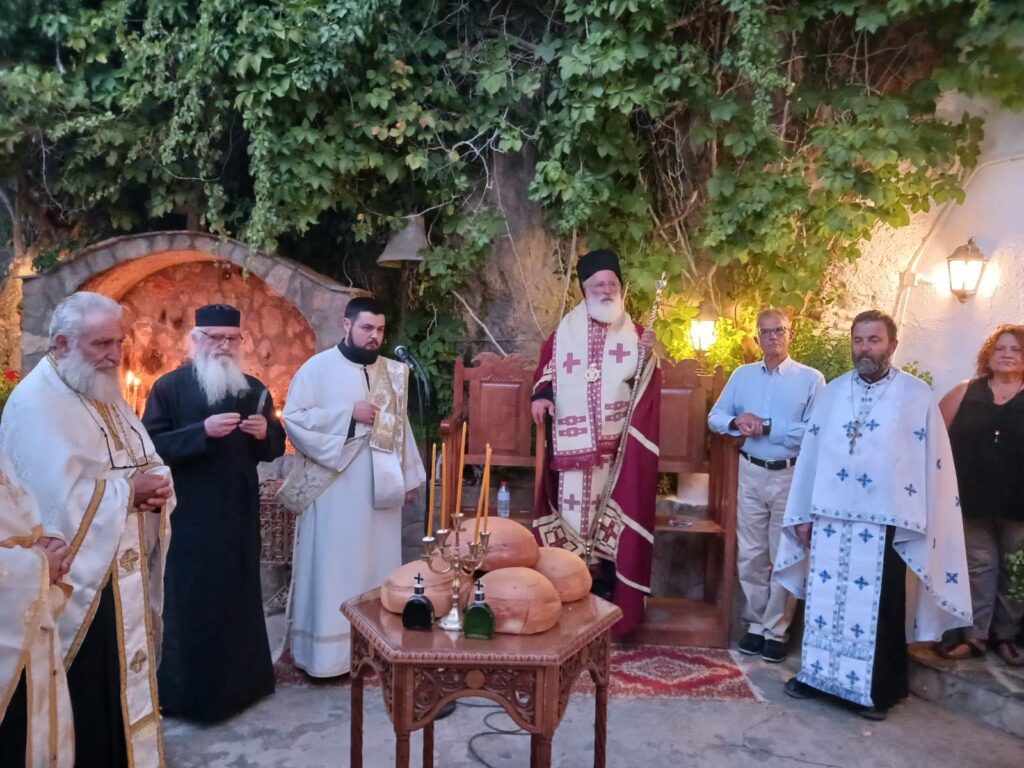 Ο Εσπερινός του Αγίου Νικήτα στο Ιερό Προσκύνημα Αχεντριά