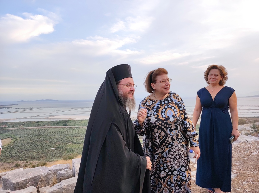 Ο Αιτωλίας και Ακαρνανίας στα εγκαίνια του έργου ανάδειξης του αρχαίου θεάτρου Πλευρώνας