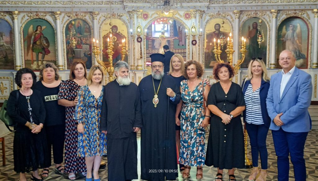 Ο Μεσσηνίας Χρυσόστομος στο Βλαχόπουλο Μεσσηνίας