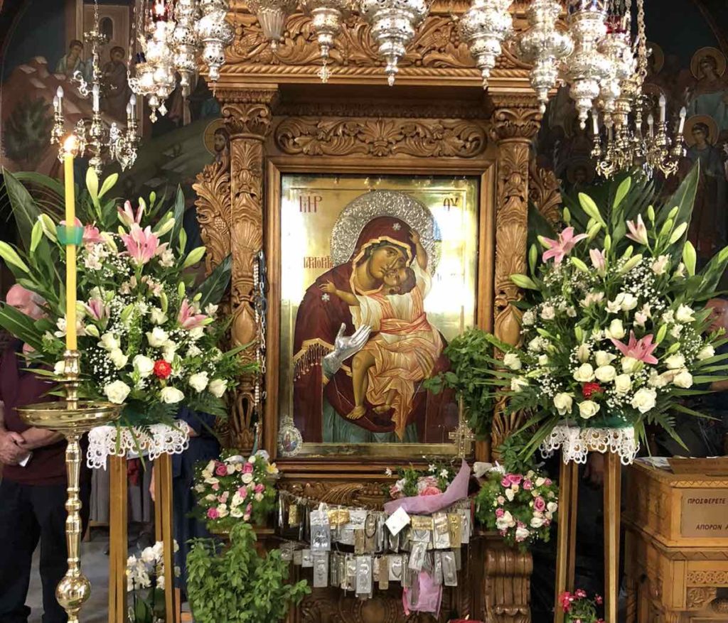 Ευχέλαιο στην Παναγία την Παρηγορήτρια στον Βύρωνα