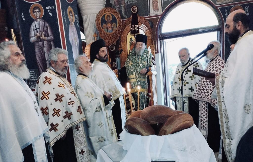 Εκατοντάδες πιστοί στην Αγία Σοφία Παρηγοριάς Χανίων