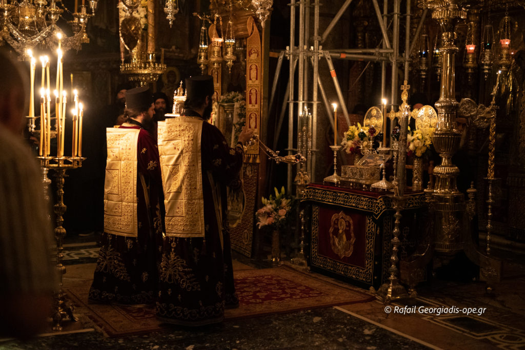 Ζωντανά η Πανήγυρη της Αγίας Ζώνης από την Ι.Μ.Μ. Βατοπαιδίου