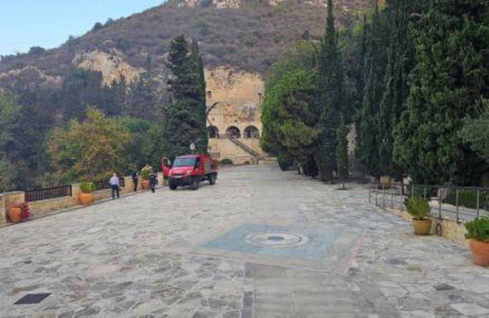 Κινδύνευσε από πυρκαγιά η Ι.Μ Αγίου Νεοφύτου στην Πάφο