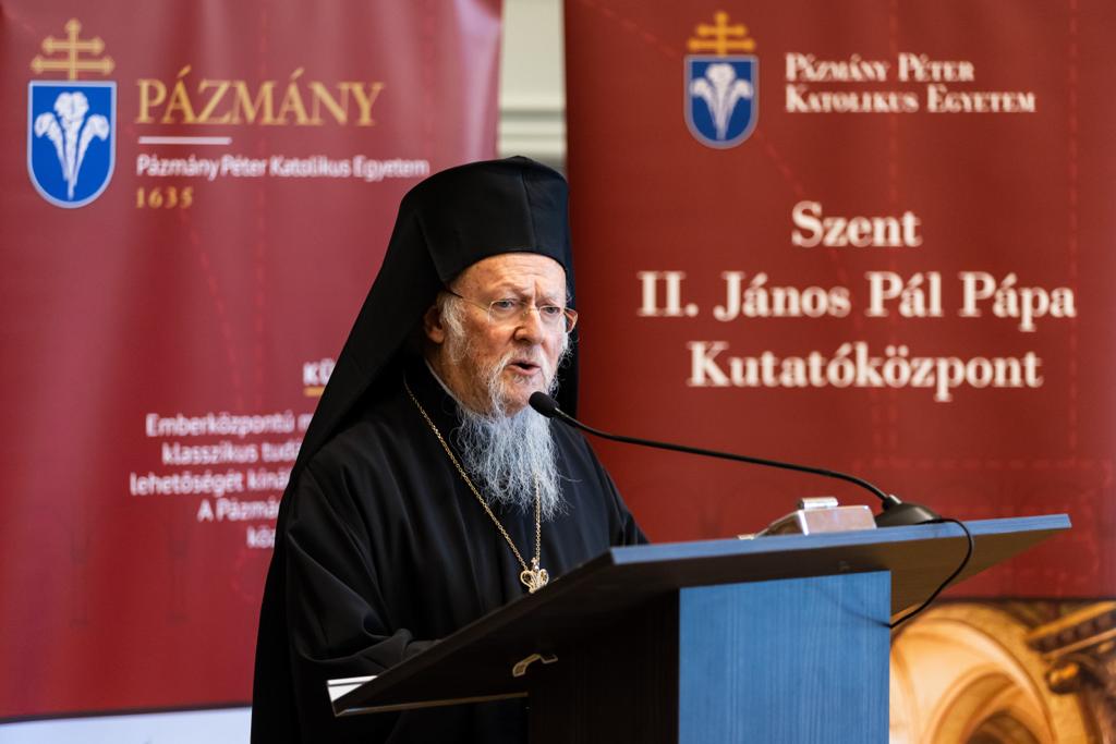 Η ομιλία του Οικουμενικού Πατριάρχη για την Προστασία της Δημιουργίας στη Βουδαπέστη