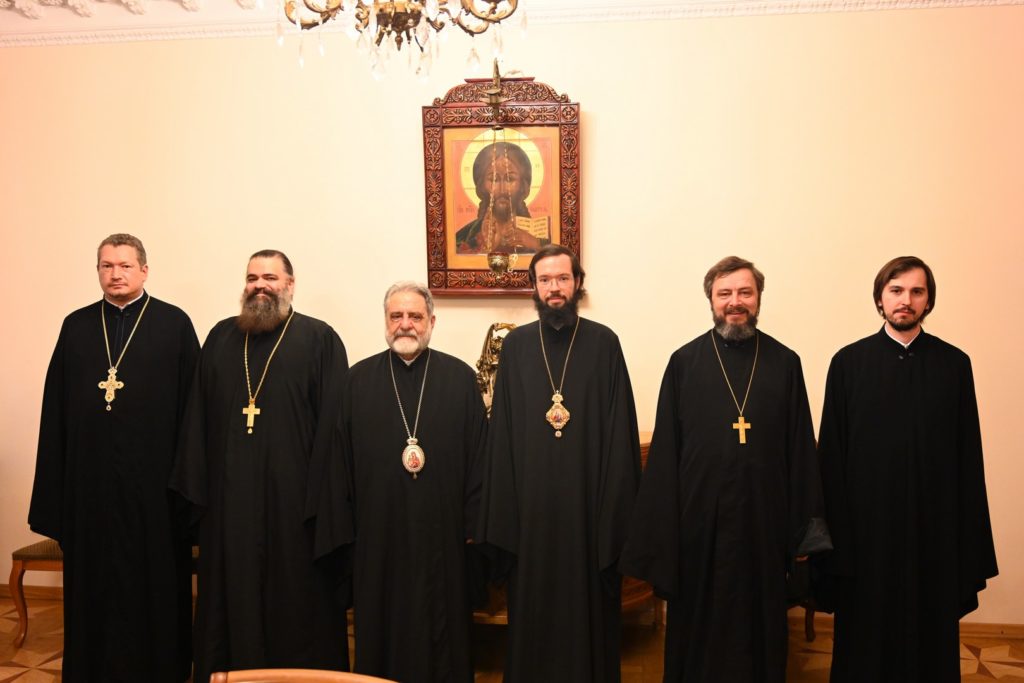 ვოლოკოლამსკის მიტროპოლიტი ანტონი ანტიოქიის მართლმადიდებელი ეკლესიის იერარქს შეხვდა