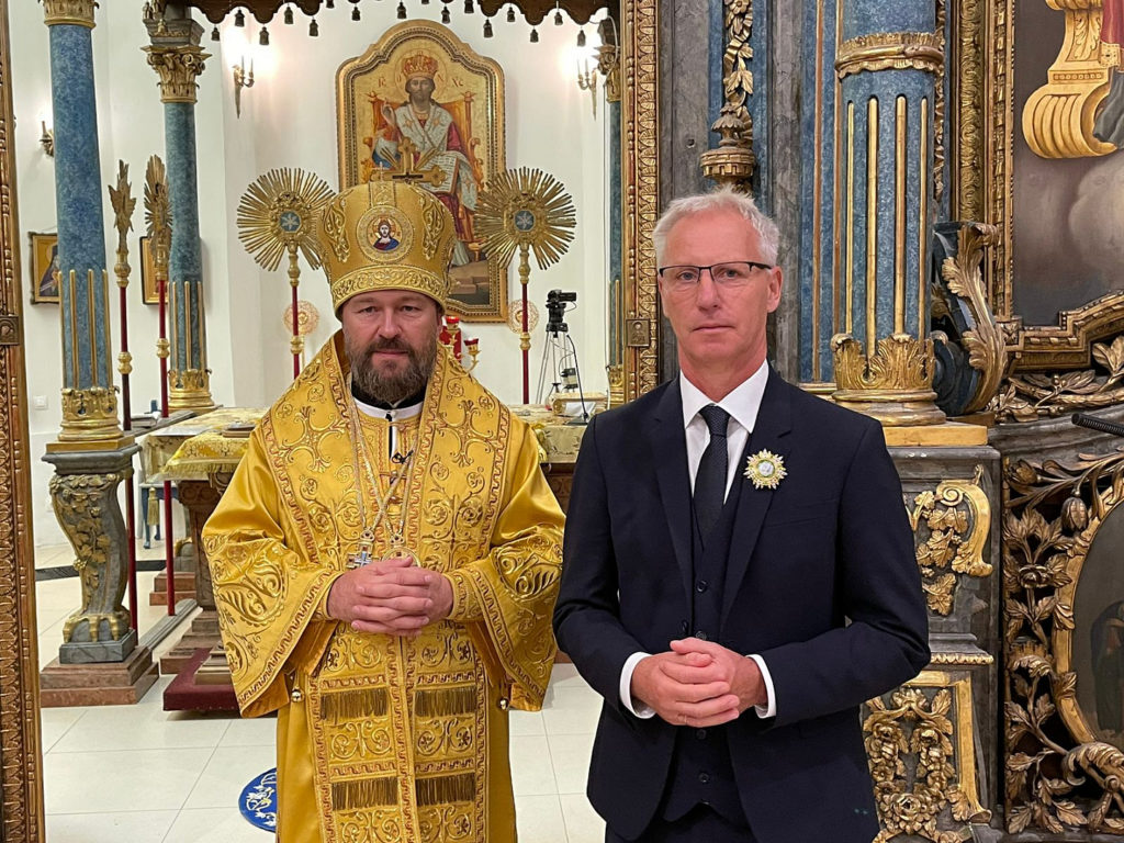 Патриаршая награда вручена государственному секретарю Венгрии по делам религиозных организаций и национальных меньшинств