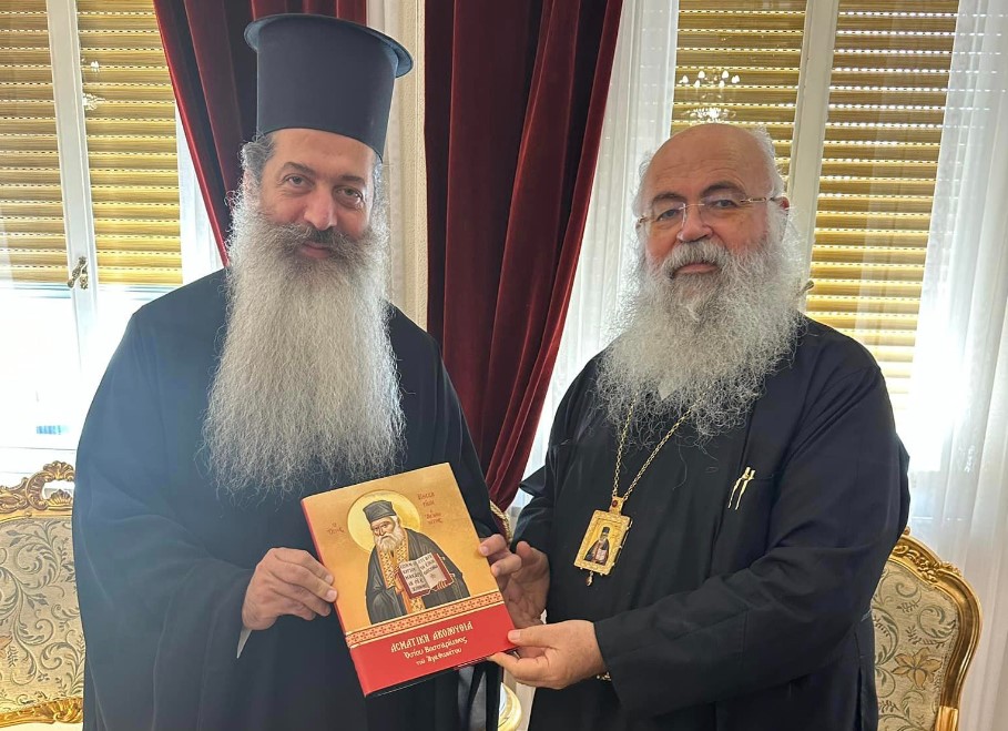 Επίσκεψη του Μητροπολίτη Φθιώτιδος στον Αρχιεπίσκοπο Κύπρου