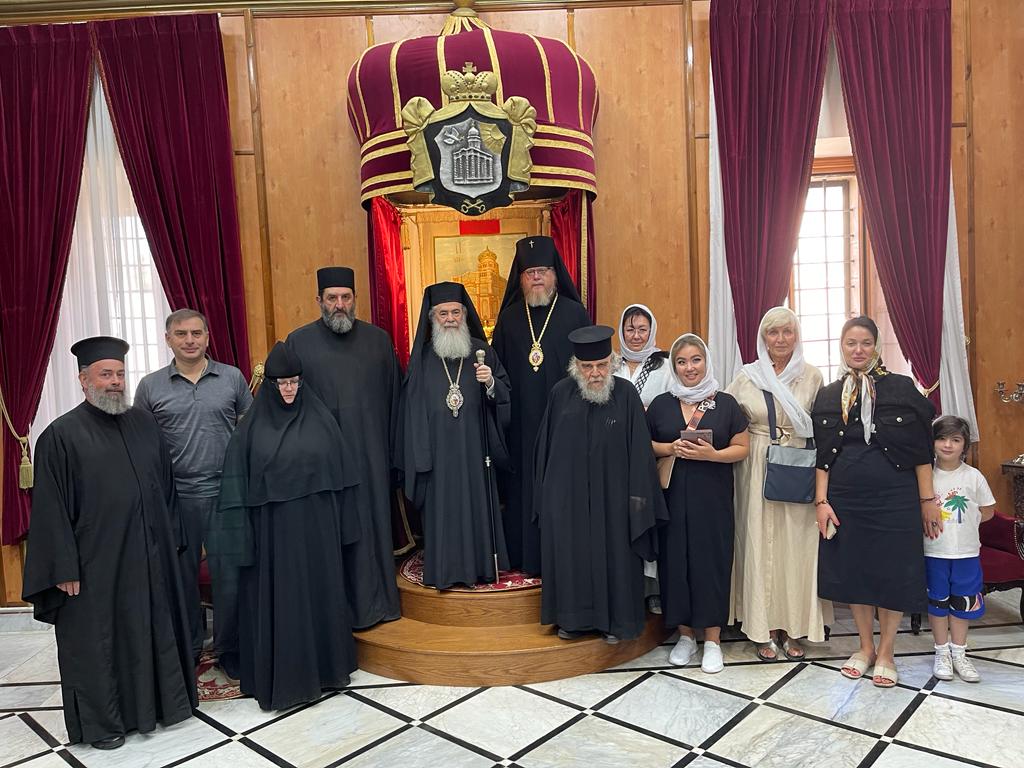 Предстоятель Иерусалимской Православной Церкви принял архиепископа Рузского Тихона
