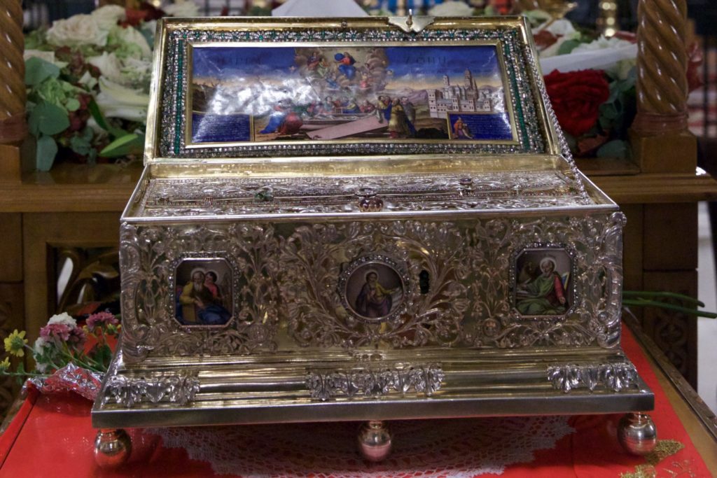 Άφιξη Αγίας Ζώνης Θεοτόκου από την Ι.Μ. Βατοπαιδίου στην επαρχία Αμμοχώστου