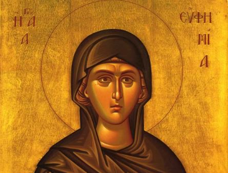 16 Σεπτεμβρίου: Εορτάζει η Αγία Ευφημία