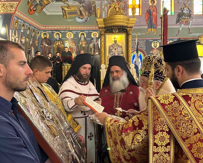 Η πανήγυρη της Παναγίας Εσφαγμένης στον Ιερό Ναό Αγίου Γεωργίου Παπάγου