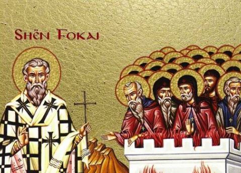 Hierodëshmor Fokai. Dëshmor Foka Kopshtari. Dëshmorët Isaaku, Martini etj. Dëshmoret Dinja dhe Emerita në Romë