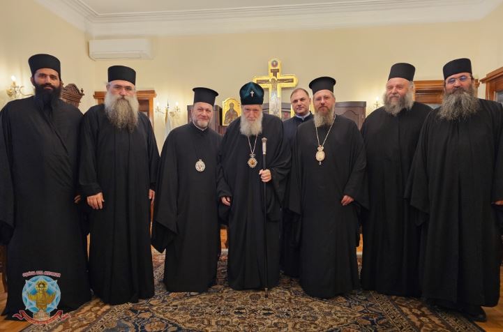 Ο Πατριάρχης Βουλγαρίας υποδέχθηκε τον Μητροπολίτη Πτολεμαΐδος του Πατριαρχείου Αλεξανδρείας