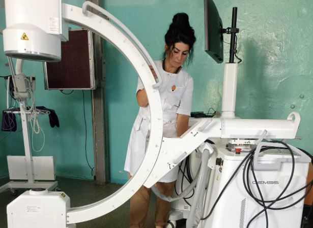 Церковная Больница Святителя Алексия передала цифровой рентген в донецкую больницу