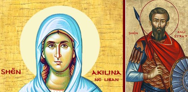 Apostujt Aristarku, Zinoni, Marku nga të 70-t. Dëshmor Kalistrati. Dëshmore Epiharisa. Dëshmore e re Akilina. Shën Neofiti i mbyllur