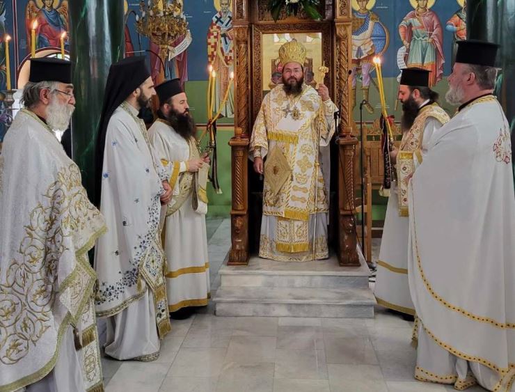 Ο Μητροπολίτης Κιλκισίου στον Ιερό Ναό Αγίου Ιωάννου Θεολόγου Βαθυλάκκου Θεσσαλονίκης