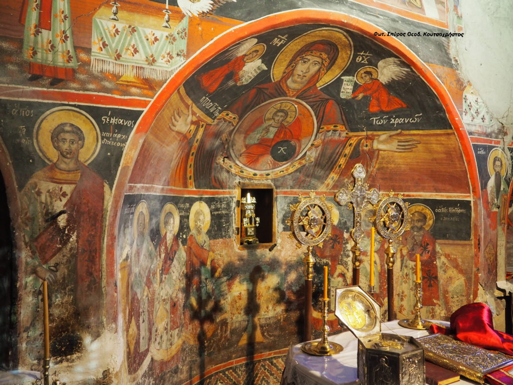 Δεν είναι δυνατή η προσέγγιση στην Ιερά Μονή Γενεσίου Θεοτόκου Πετριλίων λόγω της κακοκαιρίας Daniel