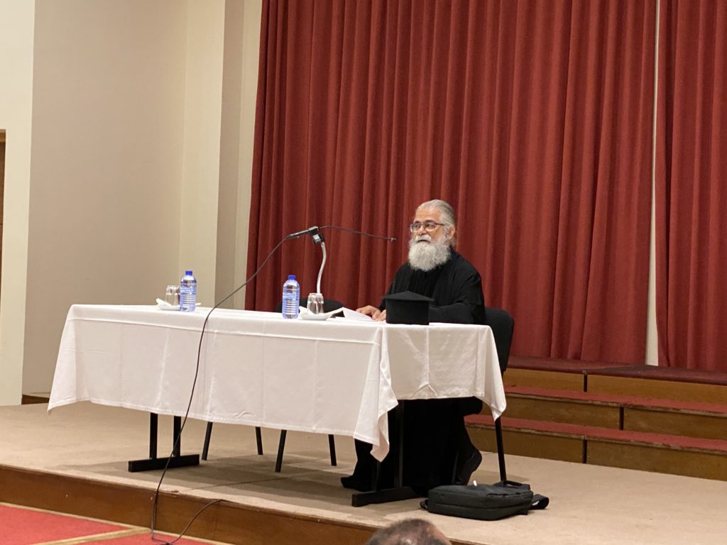 Πρώτη Θεολογική διάλεξη στην Ιερά Μητρόπολη Κιτίου