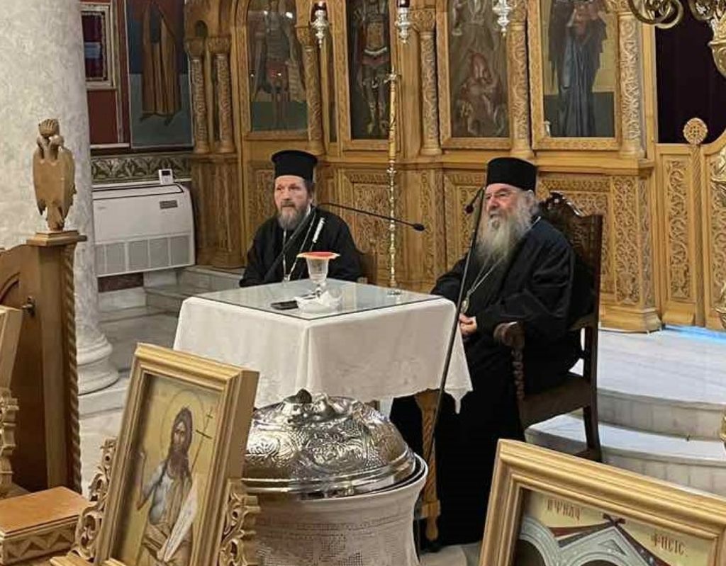 Ο Μητροπολίτης Λεμεσού στην Ιερά Μητρόπολη Γλυφάδας