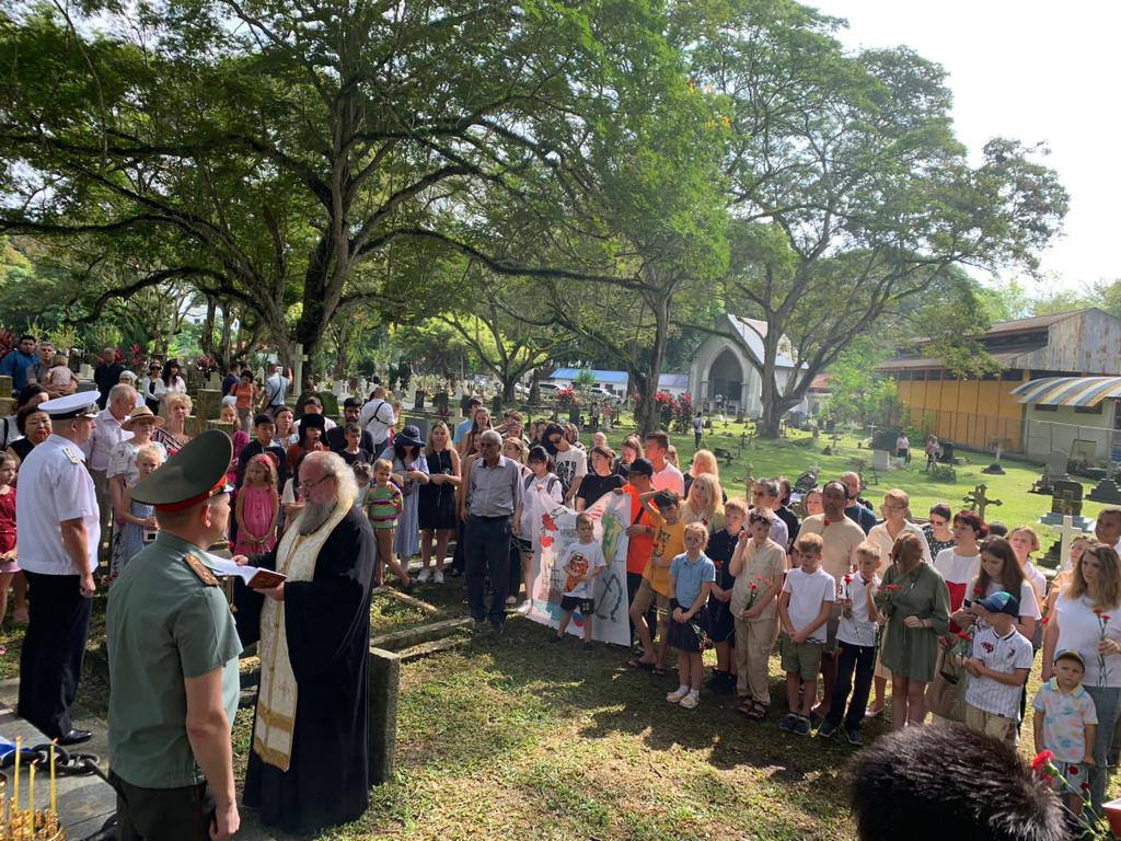 В Малайзии совершили поминовение моряков, погибших во время Первой мировой войны на российском крейсере «Жемчуг»