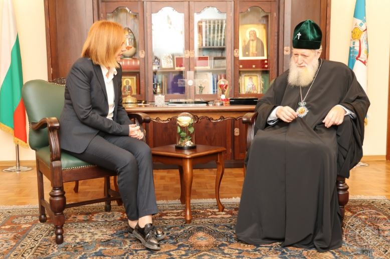 Негово Светейшество Българският патриарх Неофит прие кмета на София Йорданка Фандъкова