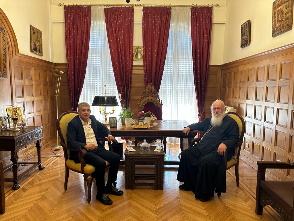 Αρχιεπίσκοπος Ιερώνυμος σε Περιφερειάρχη Θεσσαλίας: Όλες οι δομές της Εκκλησίας είναι στη διάθεση των πληγέντων