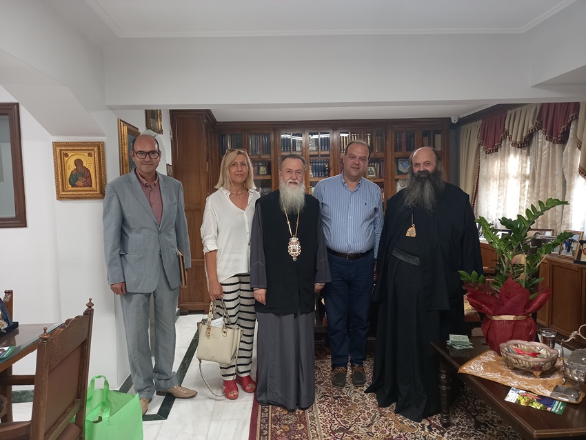 Στον Μητροπολίτη Κορίνθου ο υποψήφιος Περιφερειάρχης Πελοποννήσου, Δημήτρης Κουτσούλης