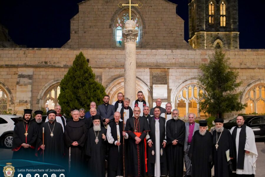 قيادة الكنائس المسيحية في القدس تستضيف رئيس أساقفة كانتربري ويدعون إلى ضبط النفس وتهدئة العنف وحماية