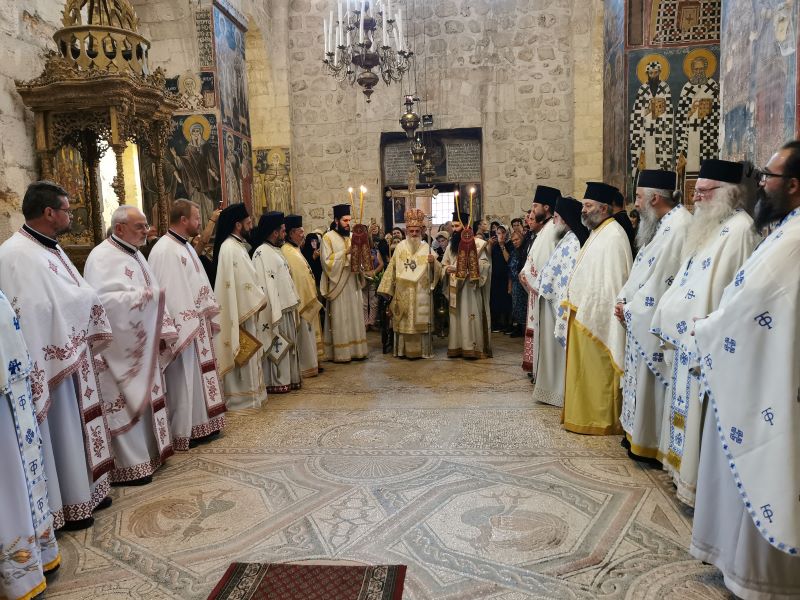 Η εορτή της Ύψωσης του Τιμίου Σταυρού στην Ιερά Μονή του Τιμίου Σταυρού στην Δυτική Ιερουσαλήμ