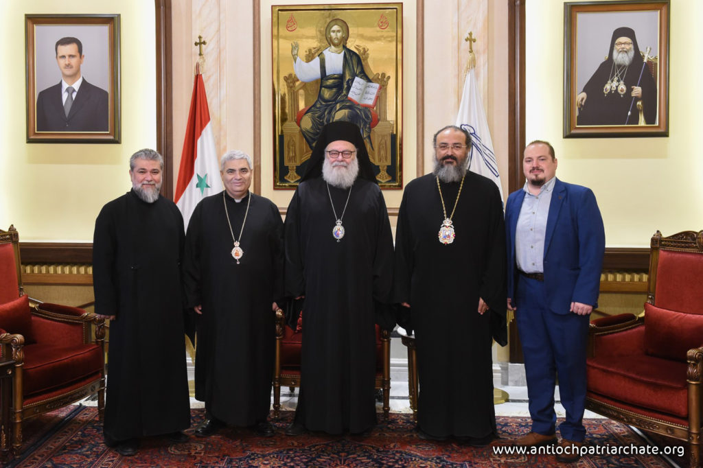 البطريرك يستقبل مطران الأرمن الكاثوليك الجديد في دمشق