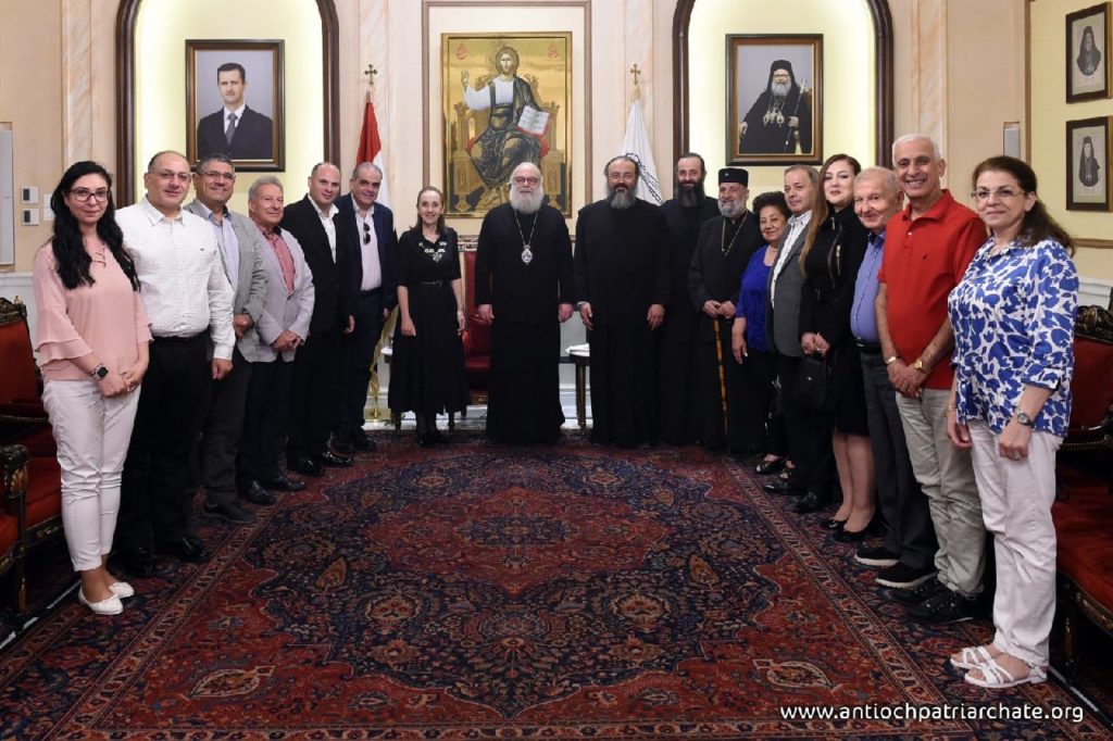 لقاء تشاوري للبطريرك مع بعض أعضاء الفعاليات في دمشق