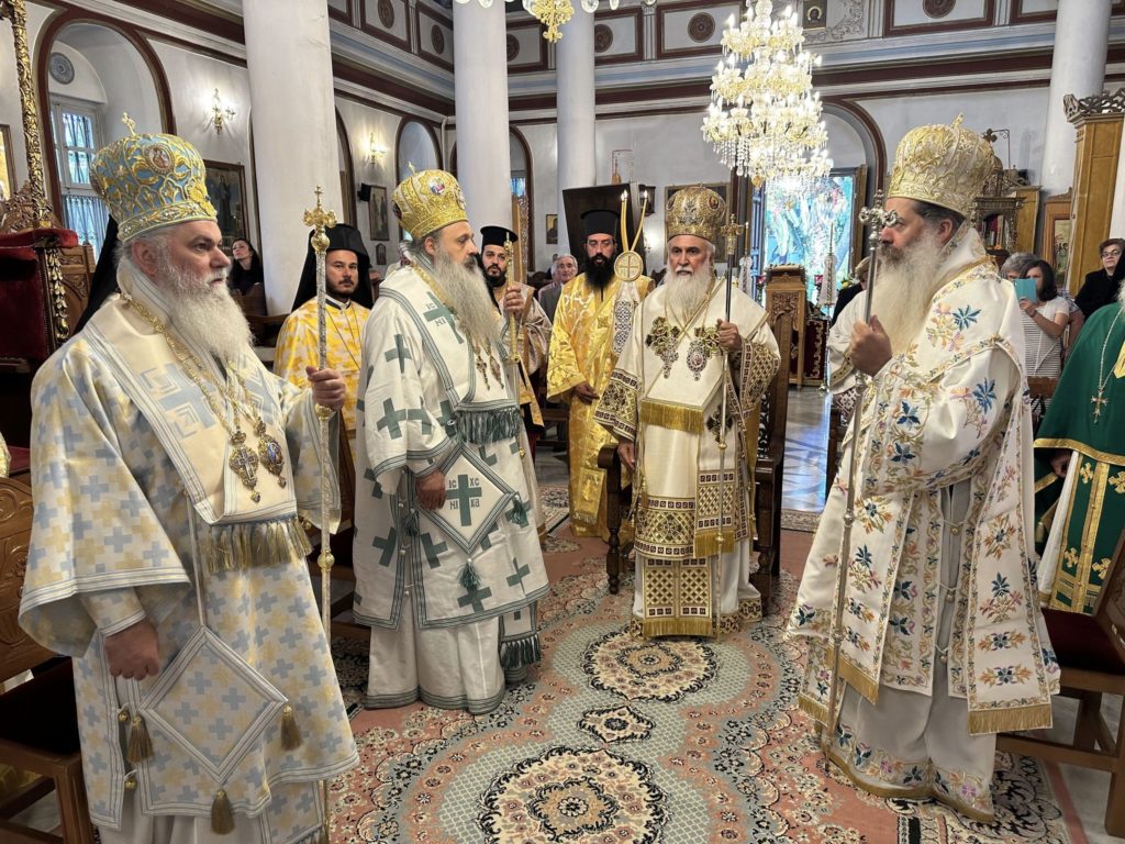 Τα ονομαστήρια του Μητροπολίτη Λήμνου Ιεροθέου