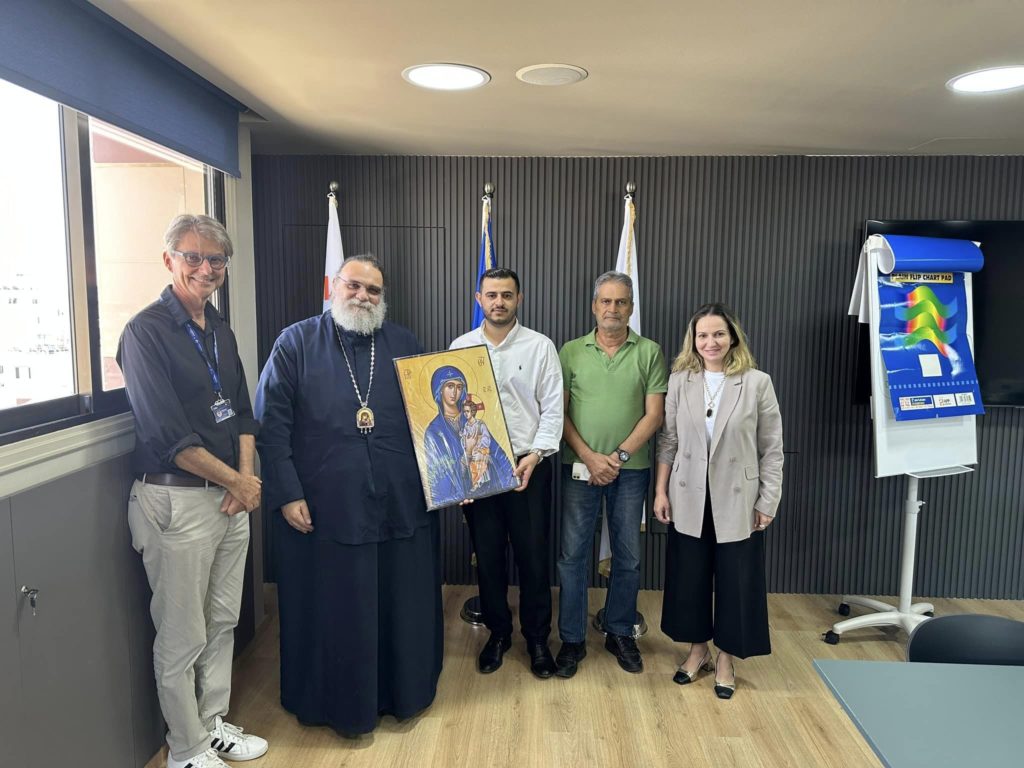 Ο Μητροπολίτης Ταμασού στην υπογραφή μνημονίου συνεργασίας με τον Οργανισμό Νεολαίας Κύπρου