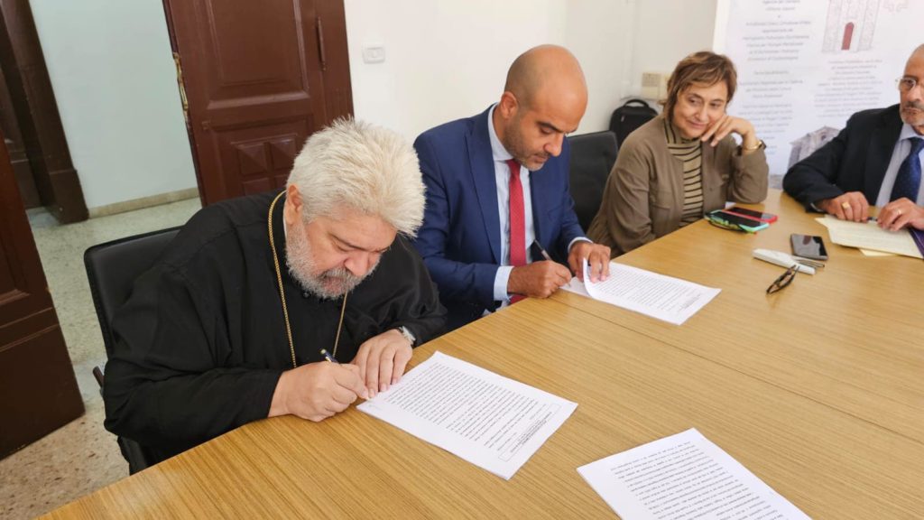 Υπογραφή σύμβασης παραχώρησης ναού στην Ιερά Μητρόπολη Ιταλίας