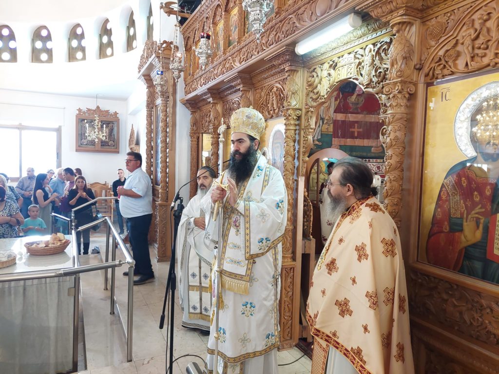 Αρχιερατική Θεία Λειτουργία ενώπιον των Ιερών Λειψάνων της Αγίας Μαρίνας στην Πάφο