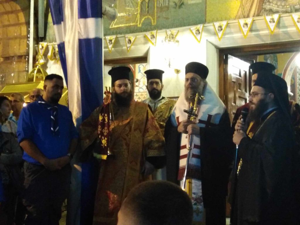 Ηθική έξαρση, για τον Άγιο Δημήτριο τον Μυροβλήτη, στον ομώνυμο ναό των Αμπελοκήπων