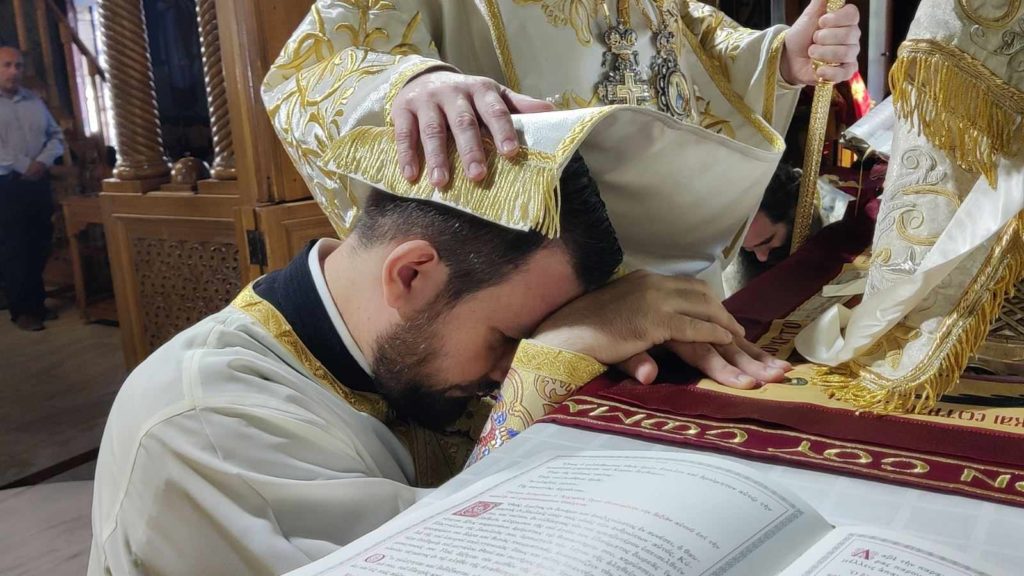 Χειροτονία πρεσβυτέρου στην Αγία Μαρίνα Ηλιουπόλεως