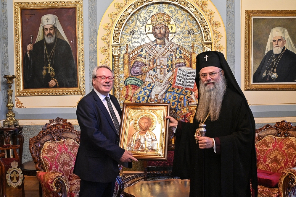 Пловдивският митрополит Николай прие Негово Превъзходителство посланика на Франция в България г-н Жоел Майер
