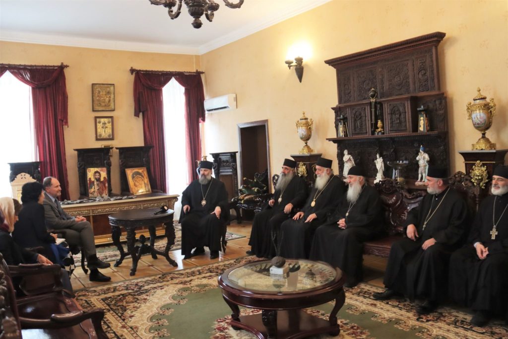 ევროკავშირის ელჩის ვიზიტი საქართველოს საპატრიარქოში