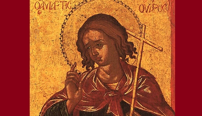 Ο άγιος Ουάρος εμφανιζόταν κάθε Κυριακή στην αγία Κλεοπάτρα με τον νεκρό γιο της για να της δώσουν παρηγοριά