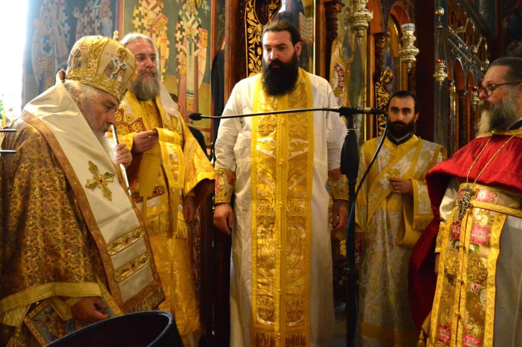 Εις Πρεσβύτερον χειροτονία του Αρχιδιακόνου Μωϋσέως Σάγγα