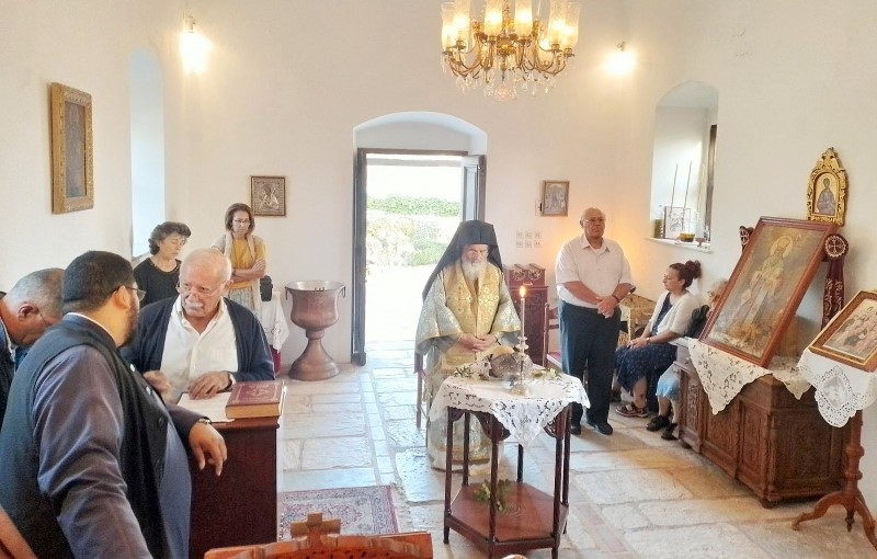 Συνεχίζονται οι Θείες Λειτουργίες προς τιμήν της Οσίας Γαβριηλίας στη Λέρο