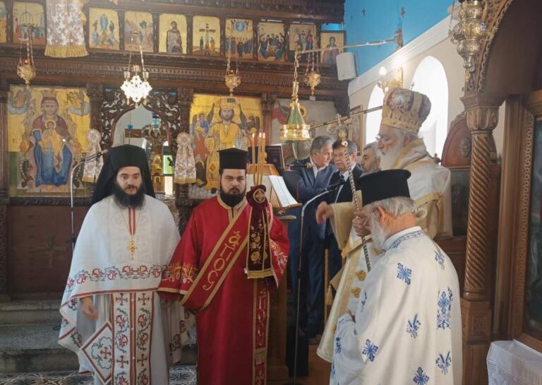 Ο Μητροπολίτης Αρκαλοχωρίου στο Καστέλλι Πεδιάδος