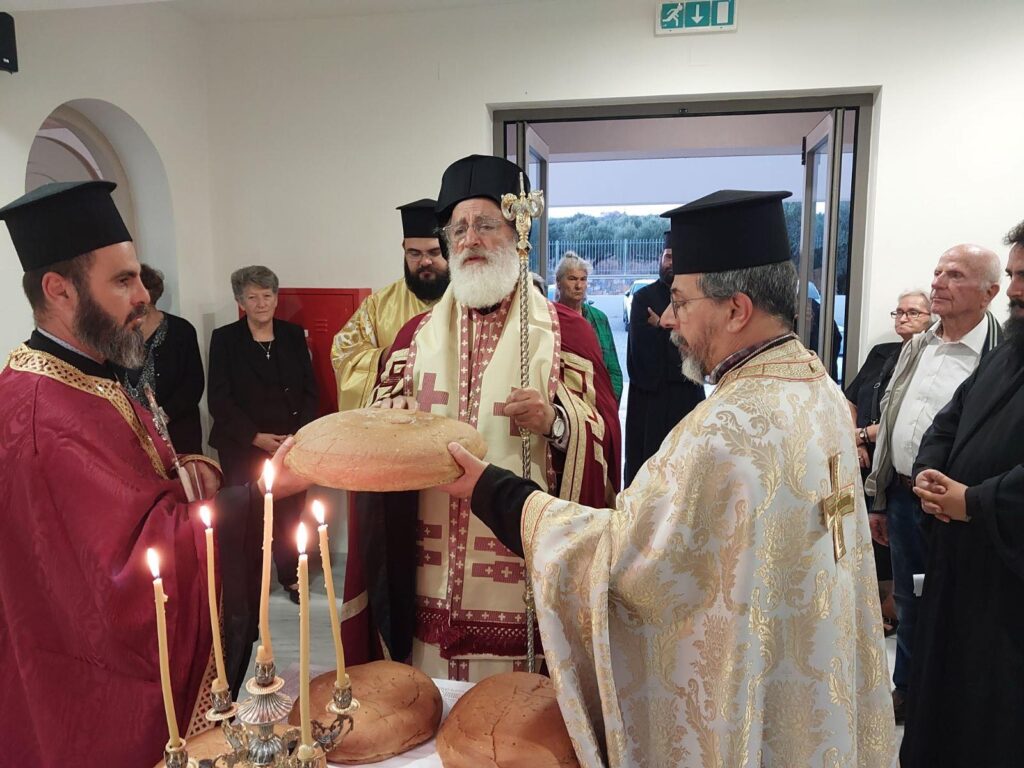 Εσπερινός Αγίου Νέστορος στο ομώνυμο παρεκκλήσιο του Πολιτιστικού Πολύκεντρου στο Αρκαλοχώρι