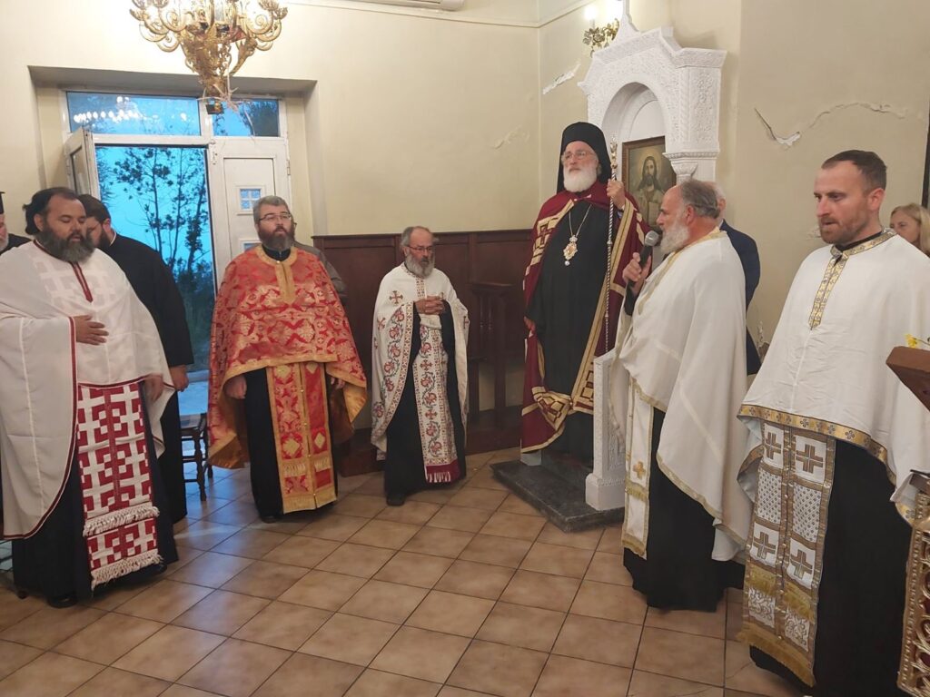 Εσπερινός του Αγίου Δημητρίου του Μυροβλύτου στο Βαχό της Επαρχίας Βιάννου