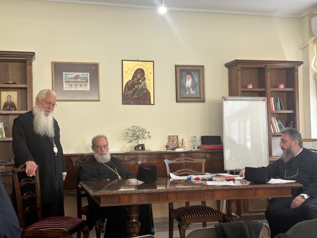 Ο Μητροπολίτης Γέρων Λεοντοπόλεως στη Μητρόπολη Θηβών