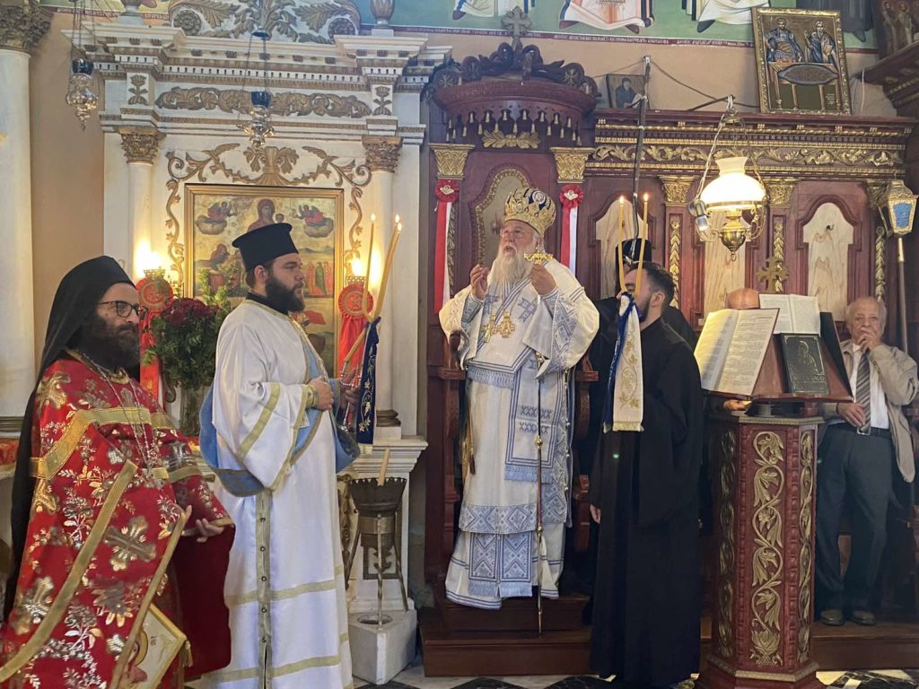 Ο Μητροπολίτης Νεκτάριος στη βόρεια Κέρκυρα
