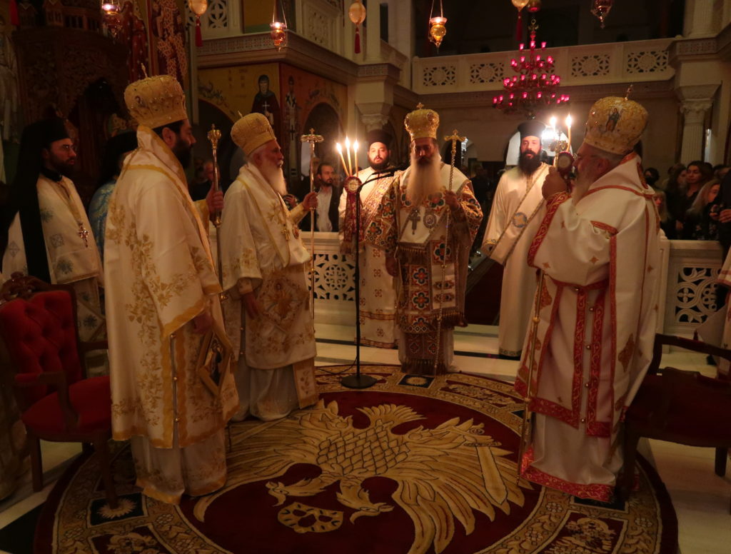 Πολυαρχιερατική Αγρυπνία στην Ι.Μ. Παντοκράτορος ΤΑΩ Πεντέλης